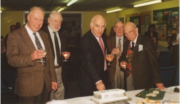 The Society celebrated it's 25th
anniversary at the New Year social in 1998